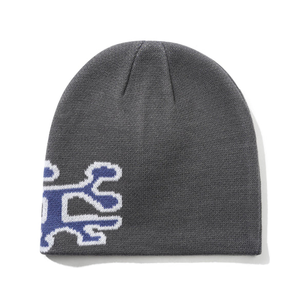 Lo-Fi Spill Skully Beanie, Charcoal