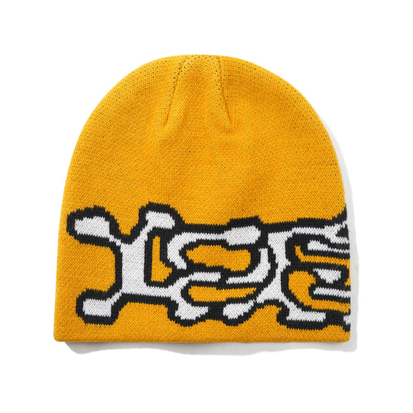 Lo-Fi Spill Skully Beanie, Orange