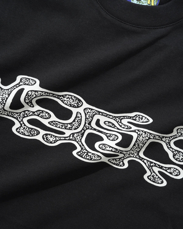 Lo-Fi Spill Tee, Black