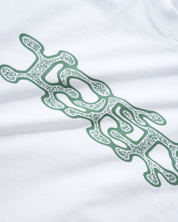 Lo-Fi Spill Tee, White