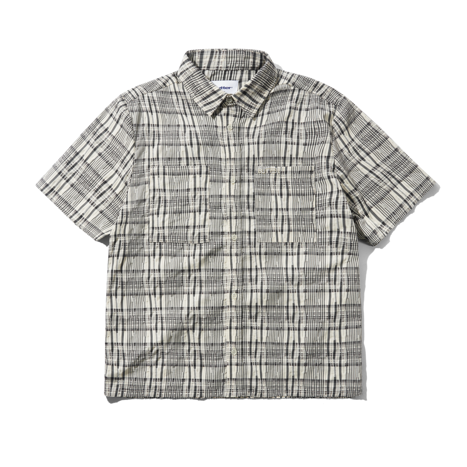 Spring S/S Shirt, Black / Cream