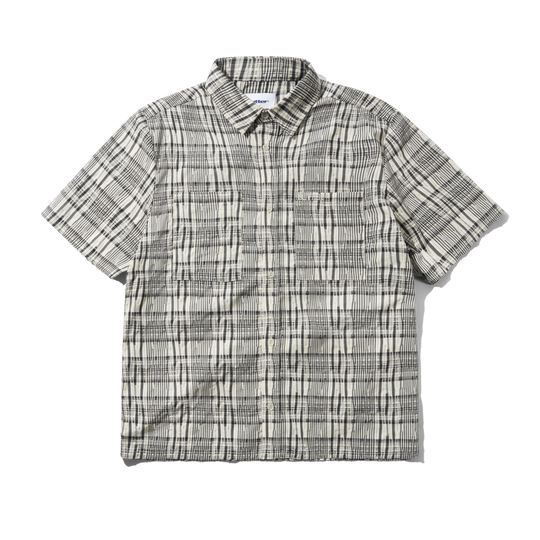 Spring S/S Shirt, Black / Cream
