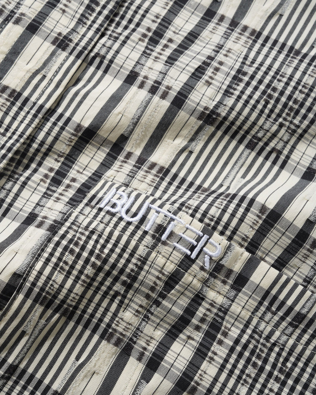 Spring S/S Shirt, Black / Cream
