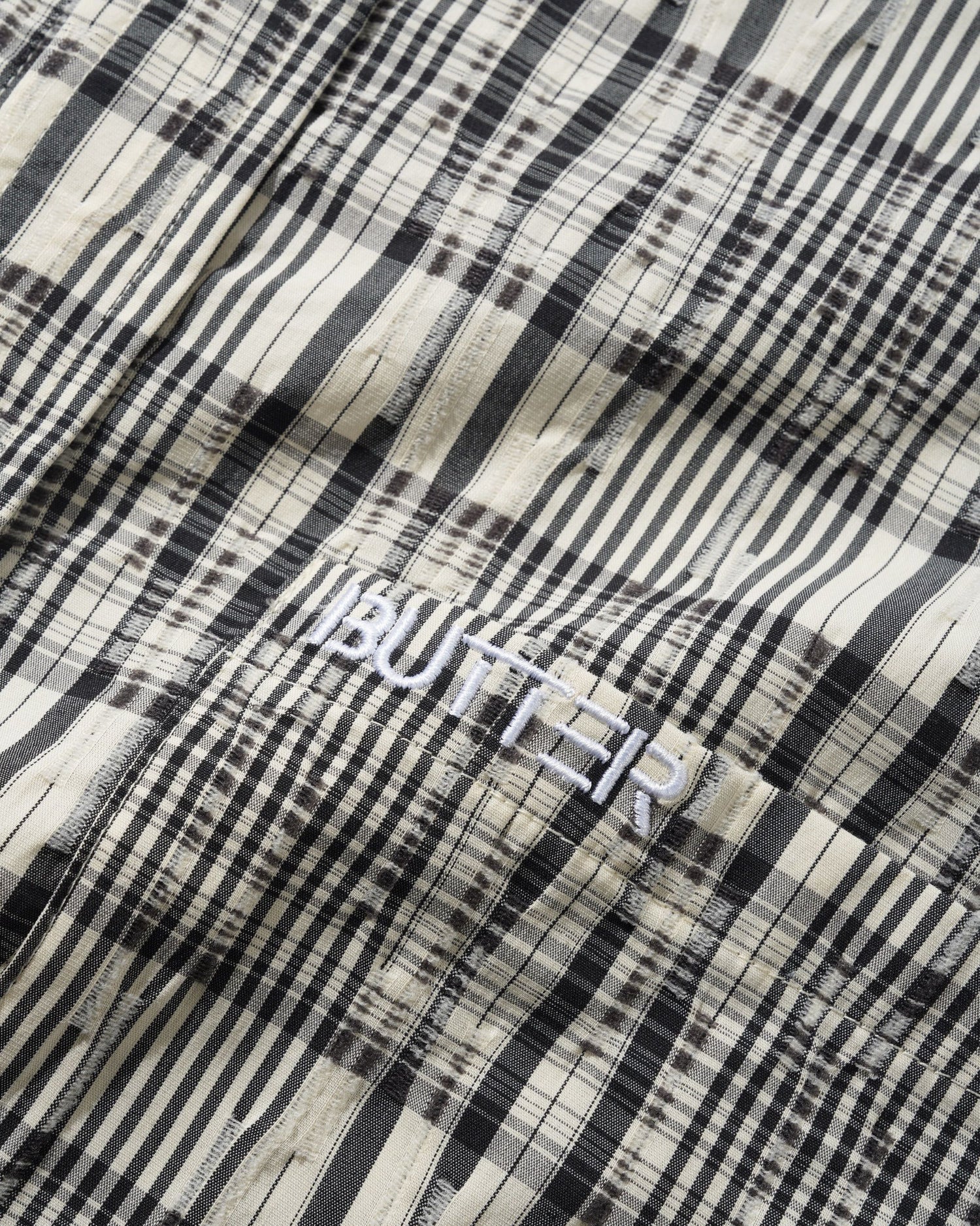 Spring S/S Shirt, Black / Cream