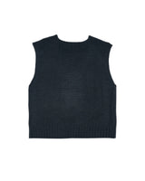 Women's Square Neck Vest, Slate