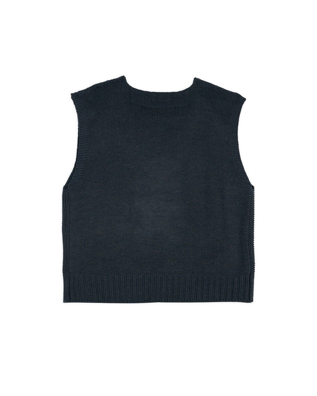 Square Neck Vest, Slate