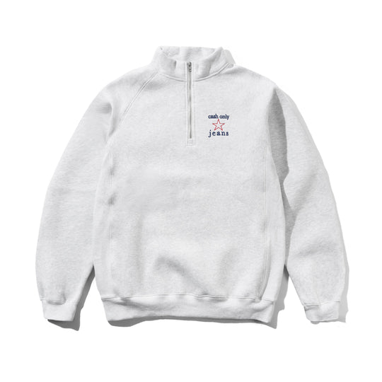 Star Quarter Zip, Ash