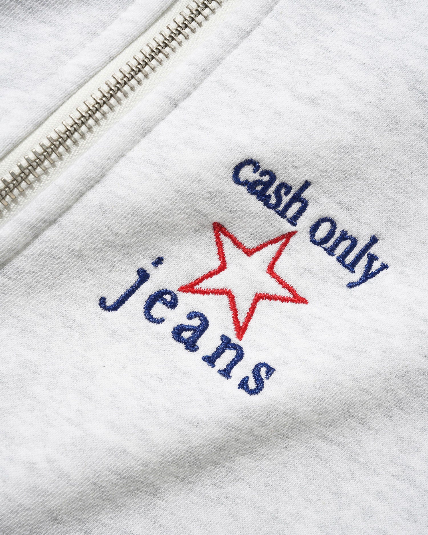 Star Quarter Zip, Ash