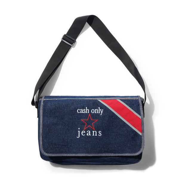 Cash Only Star Side Bag, Denim