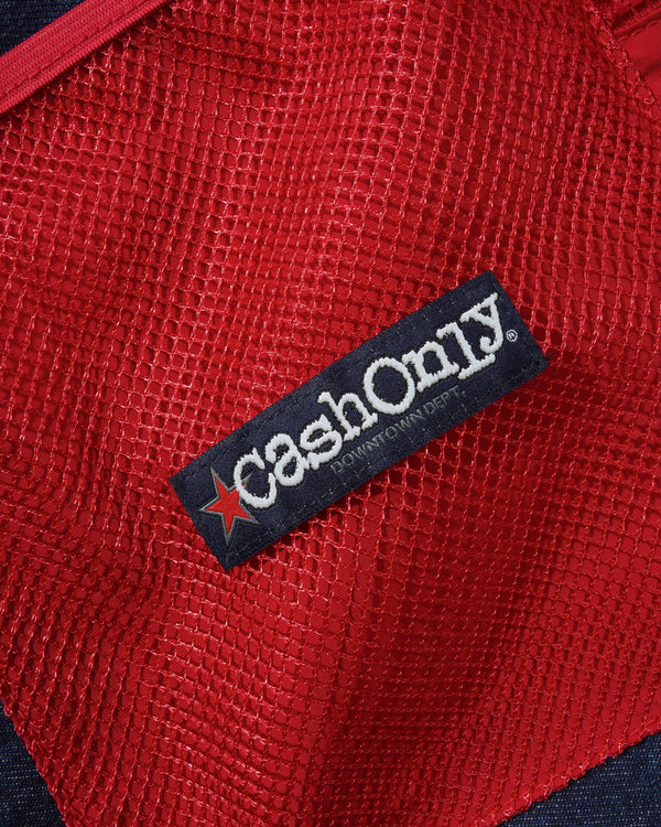 Cash Only Star Side Bag, Denim