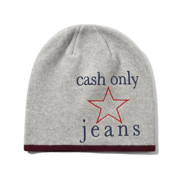Cash Only Star Skully Beanie, Ash