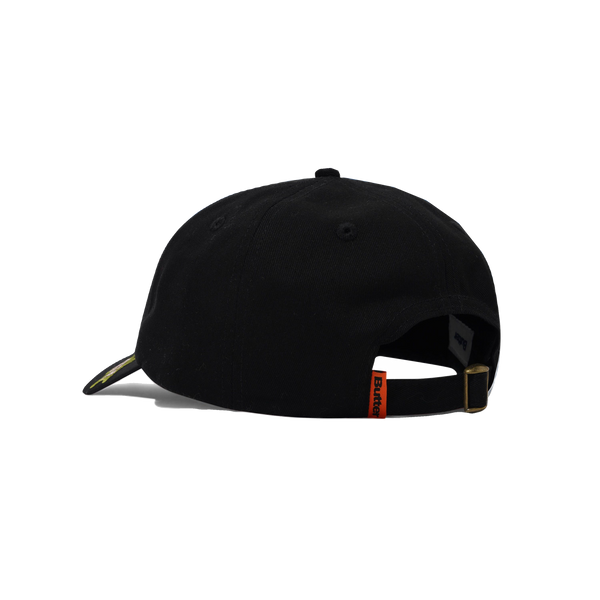 Butter Goods Stars 6 Panel Cap, Black