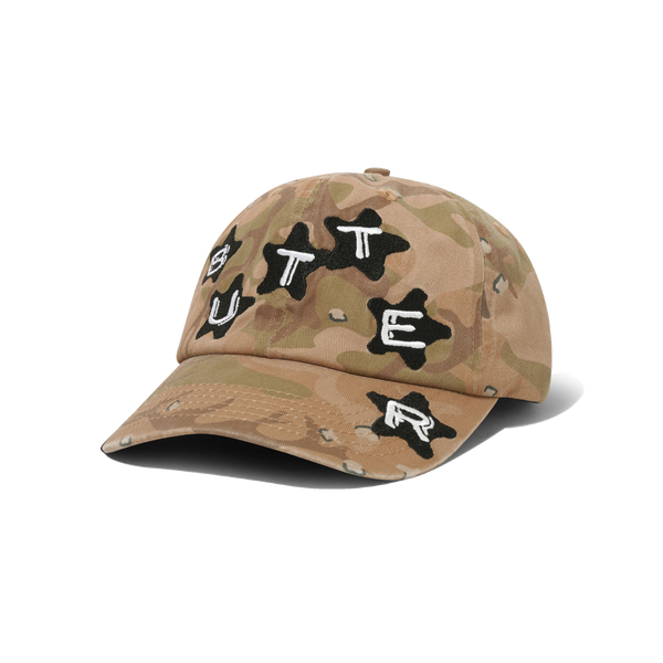 Butter Goods Stars 6 Panel Cap, Desert Camo