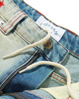 Stars Denim Shorts, Sun Fade Wash