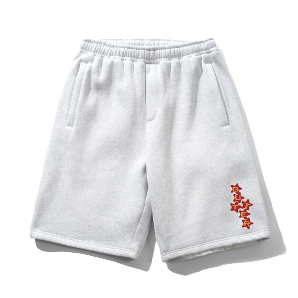 Butter Goods Stars Fleece Shorts, Ash