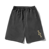 Stars Fleece Shorts, Washed Black