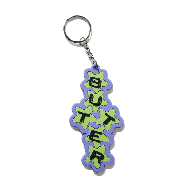 Butter Goods Stars Key Chain, Green / Blue