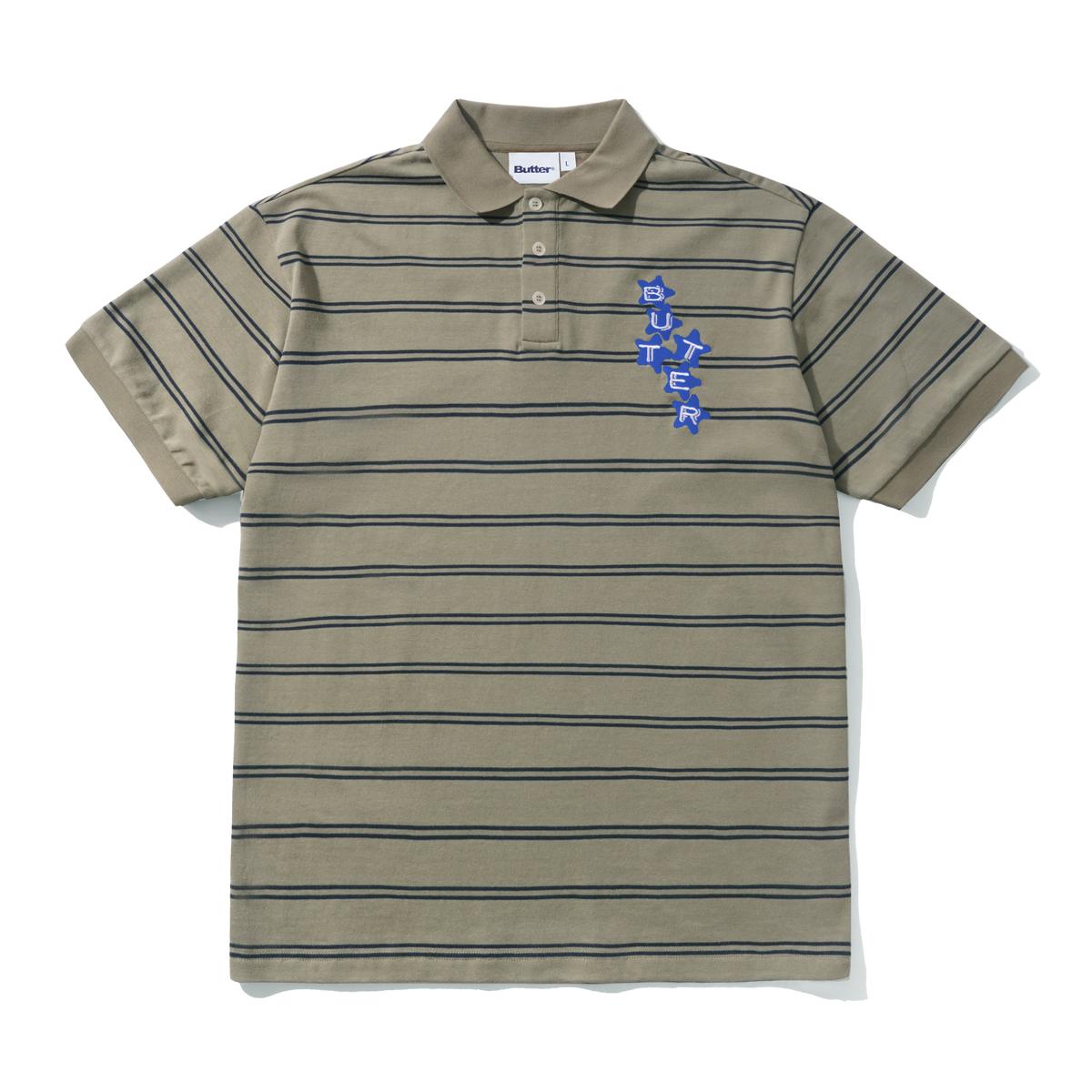 Stars Polo S/S Shirt, Khaki