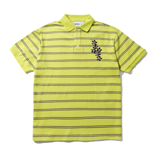 Butter Goods Stars Polo S/S Shirt, Volt