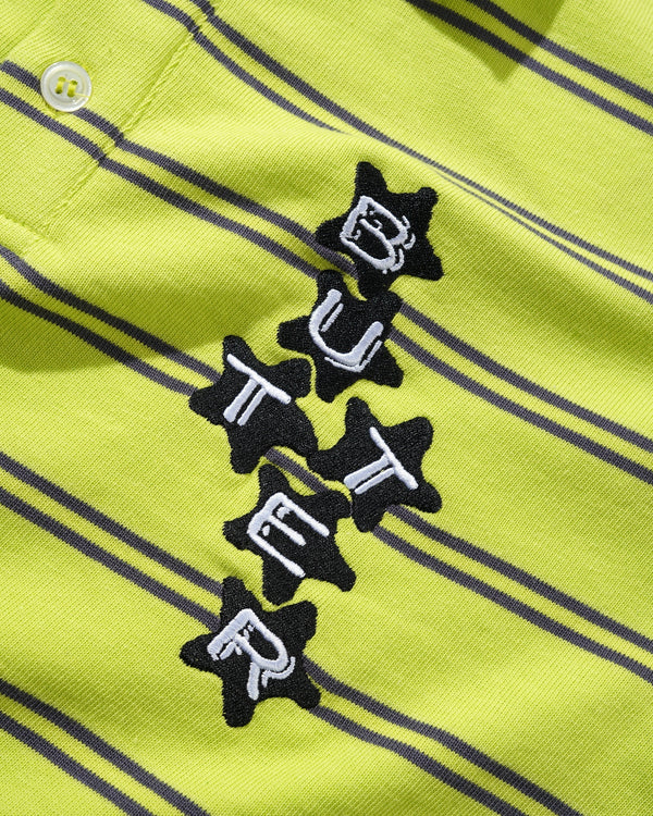 Butter Goods Stars Polo S/S Shirt, Volt