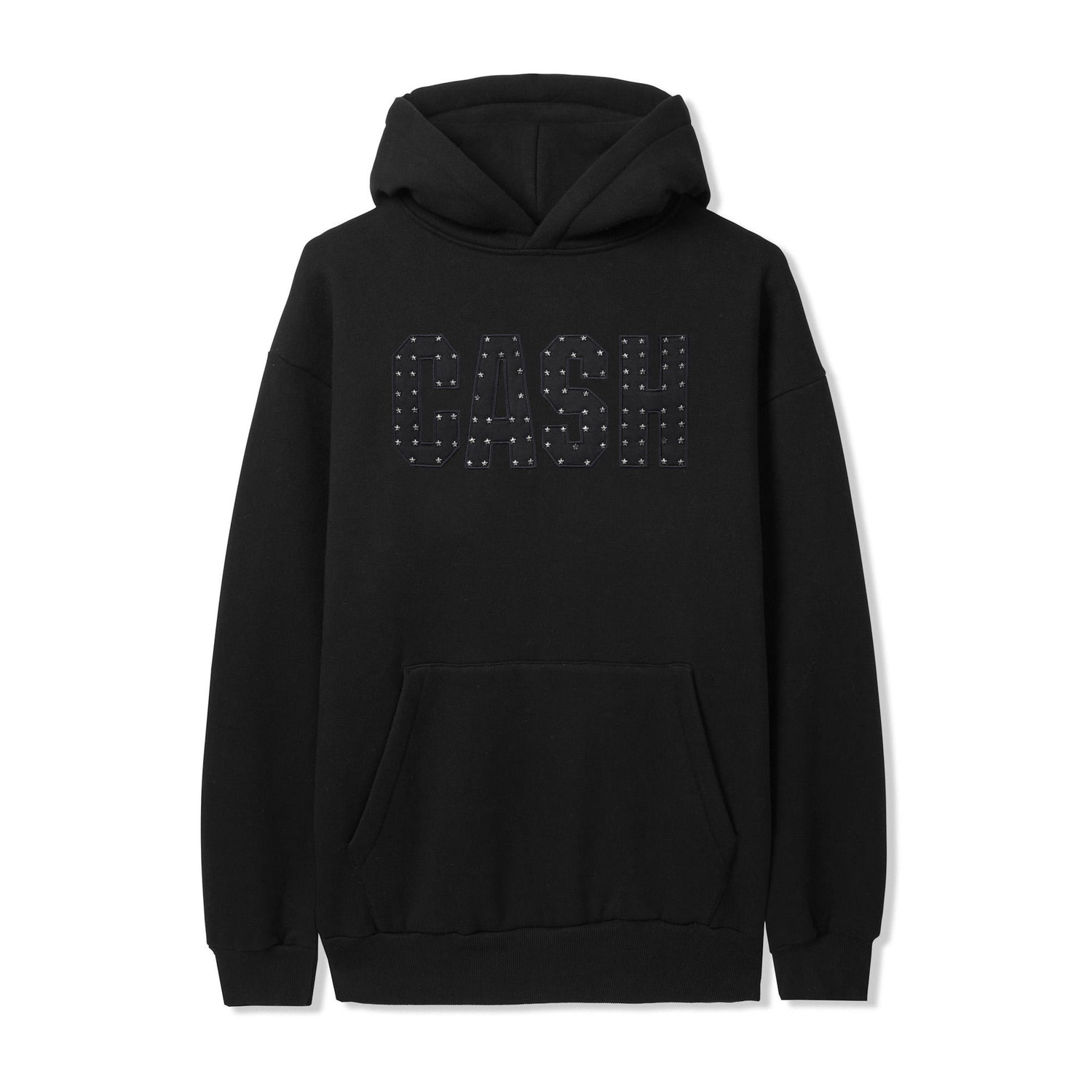 Stars Pullover Hood, Black