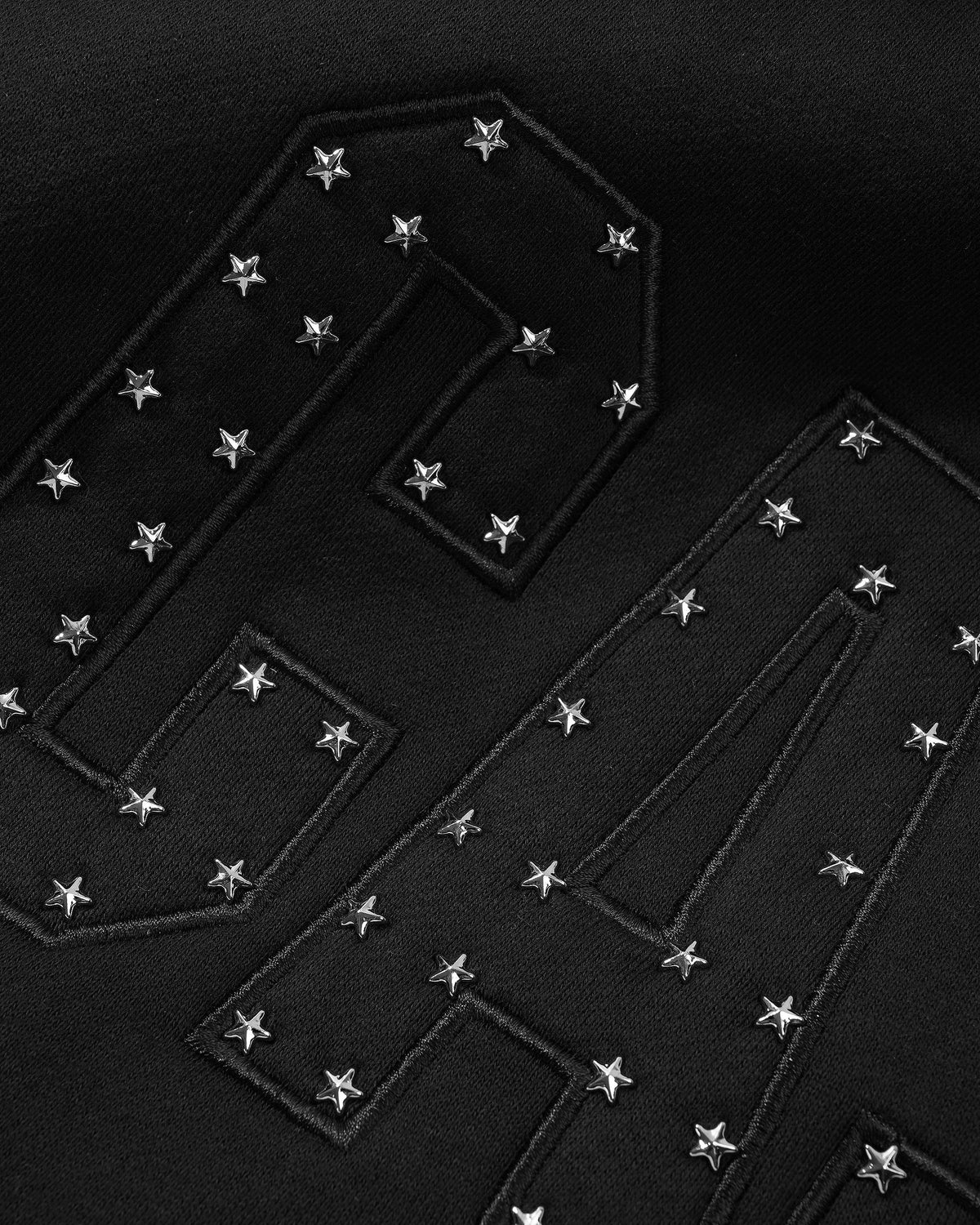 Stars Pullover Hood, Black