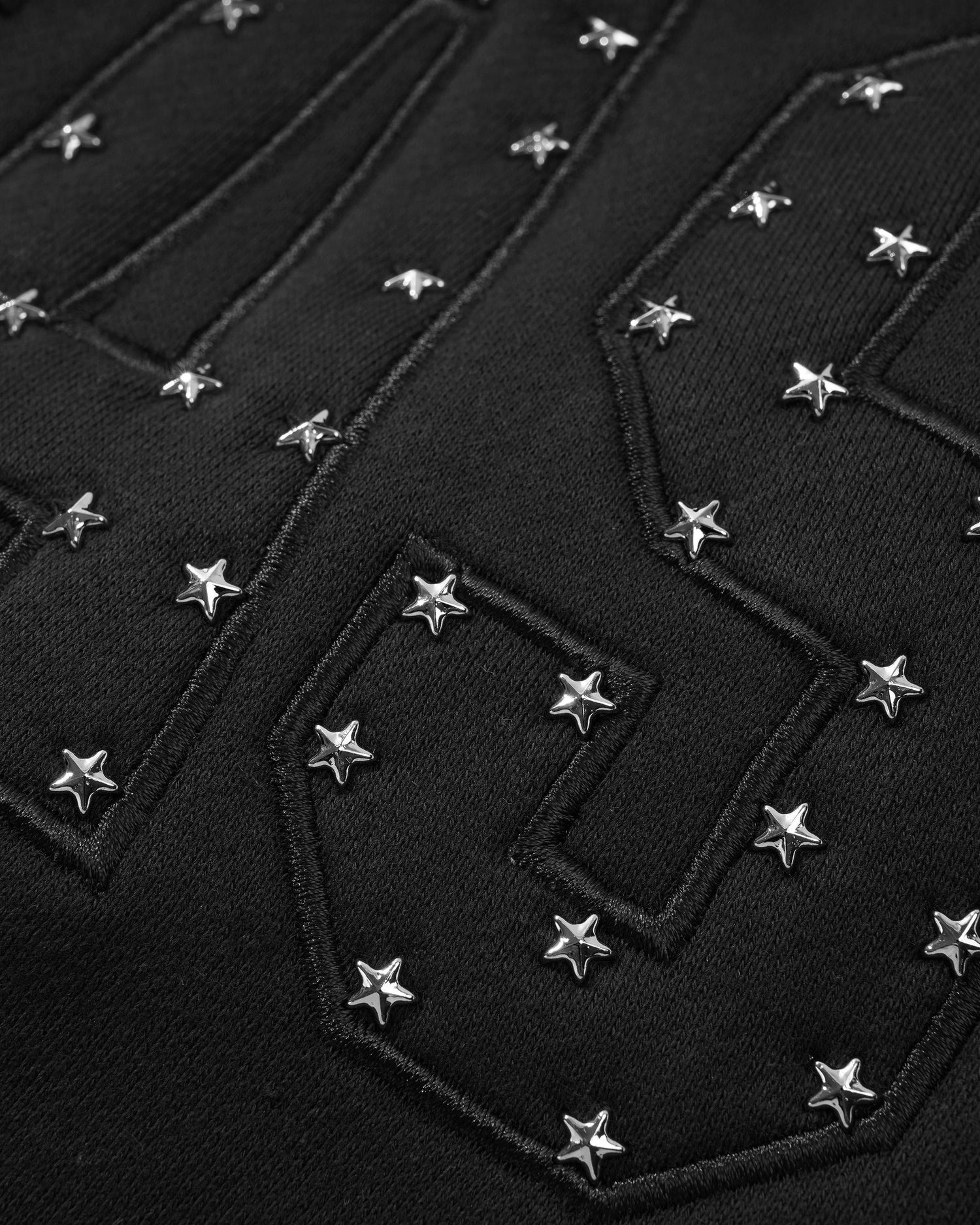 Stars Pullover Hood, Black