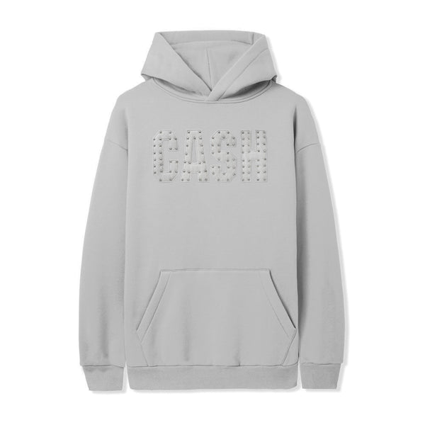 Cash Only Stars Pullover Hood, Cement