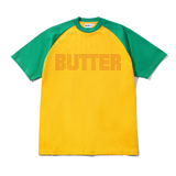 Stars Raglan Tee, Green / Gold