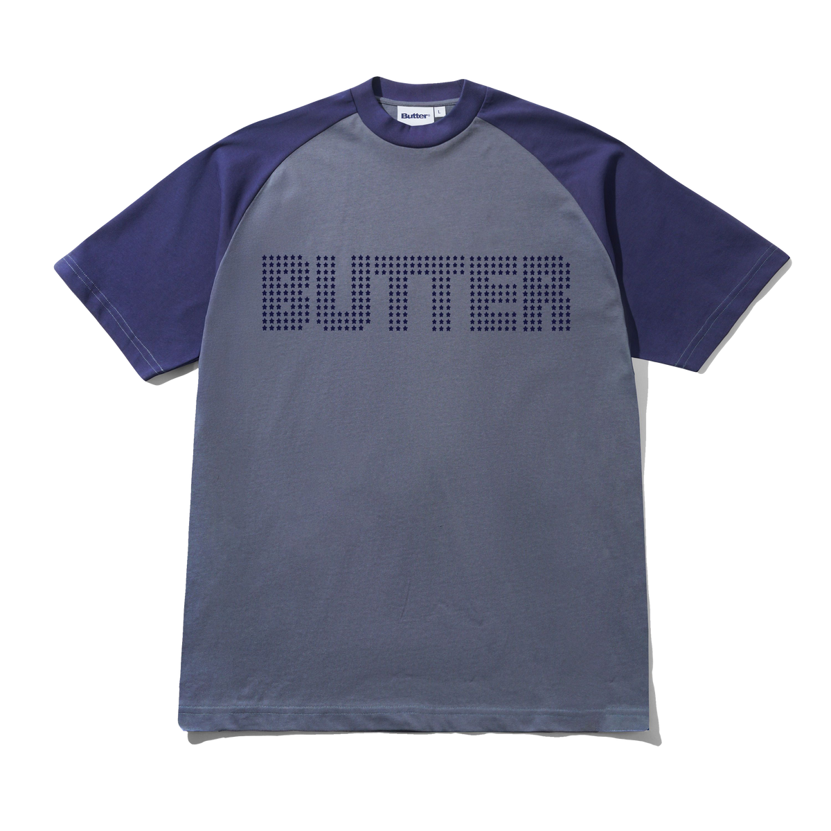 Stars Raglan Tee, Navy