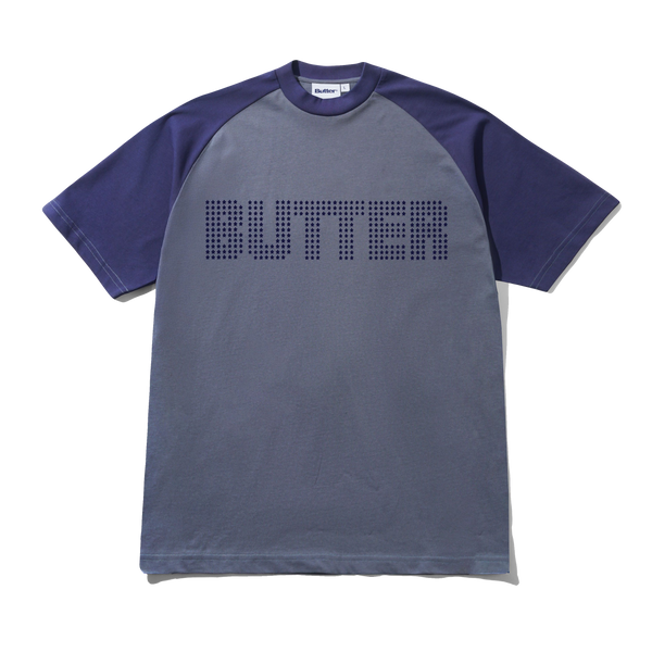 Butter Goods Stars Raglan Tee, Navy