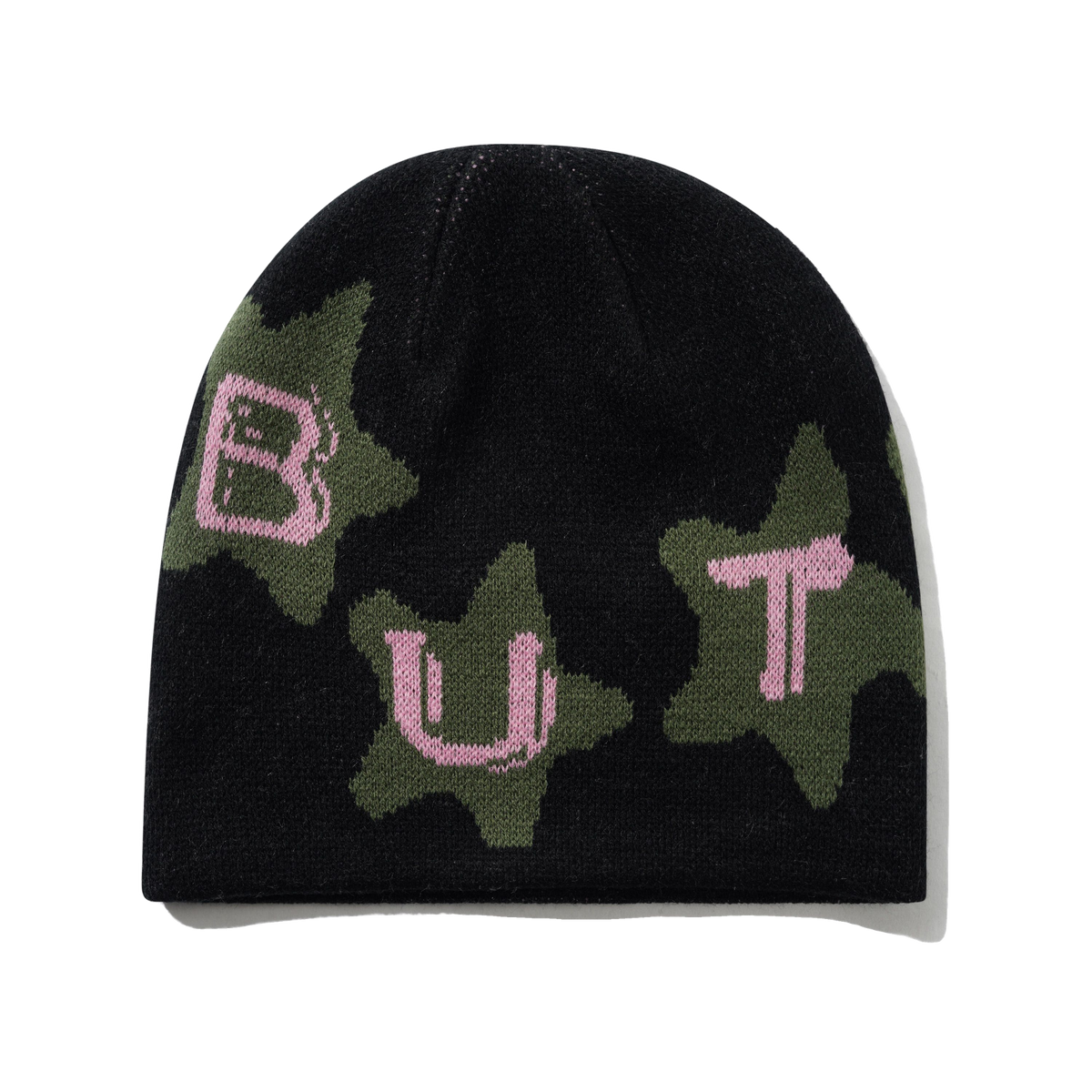 Stars Skully Beanie, Black