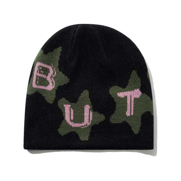 Butter Goods Stars Skully Beanie, Black