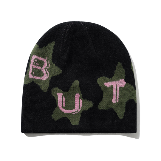 Stars Skully Beanie, Black