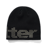 Stars Skully Beanie, Black