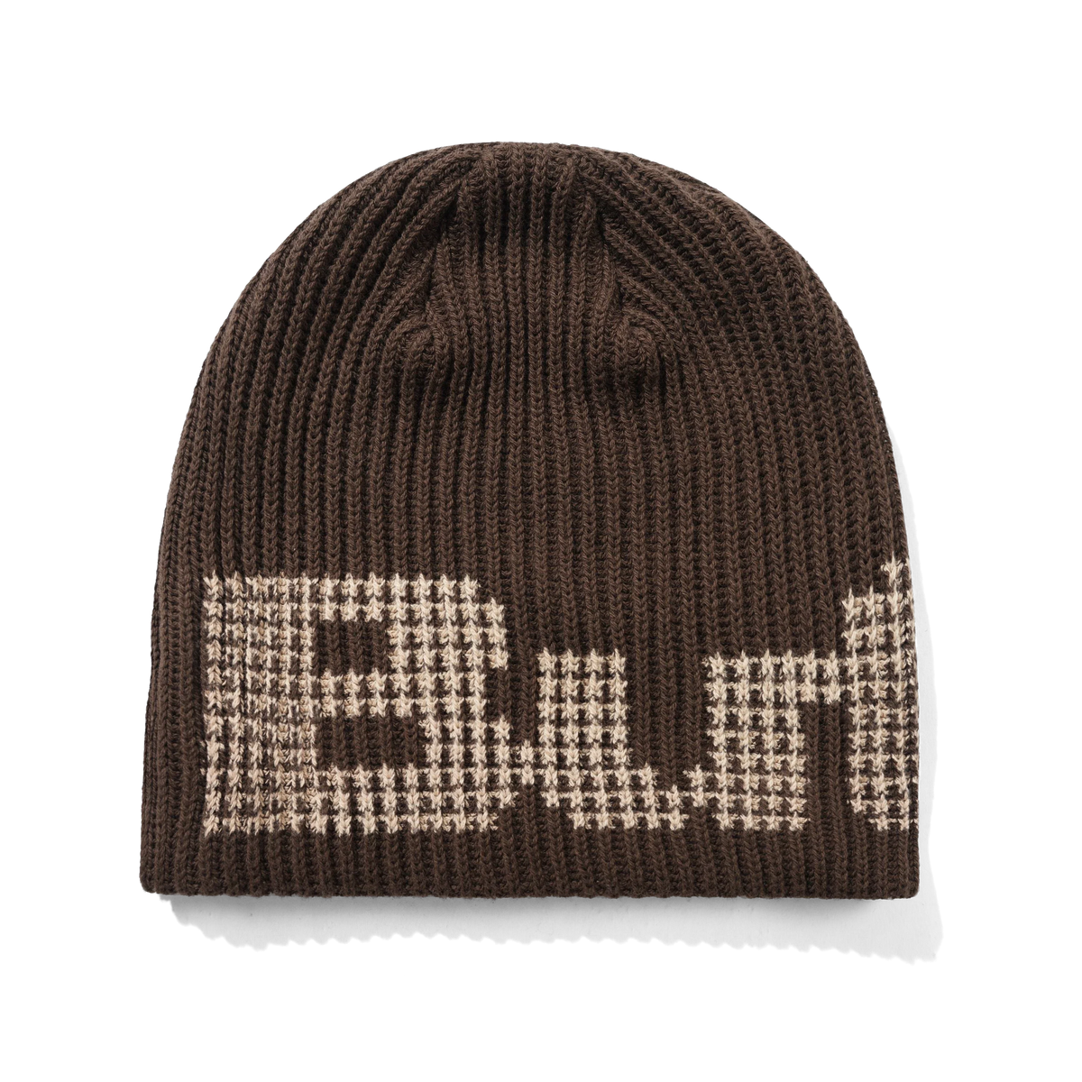 Stars Skully Beanie, Dark Brown