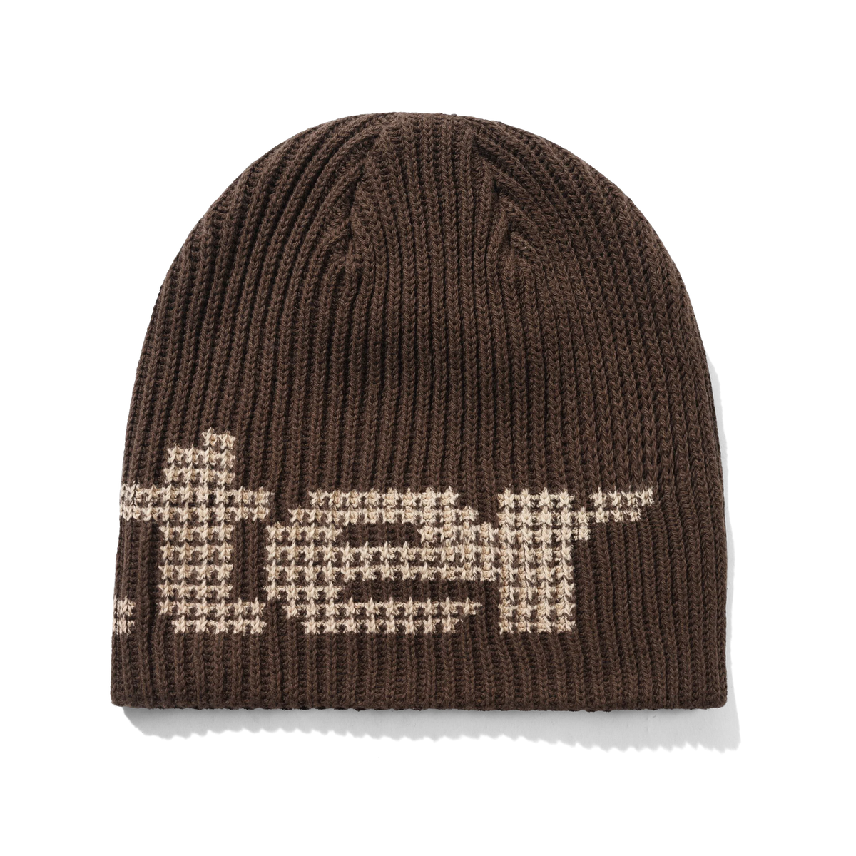 Stars Skully Beanie, Dark Brown