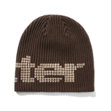 Stars Skully Beanie, Dark Brown