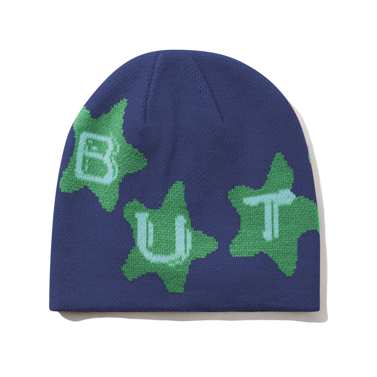 Stars Skully Beanie, Navy