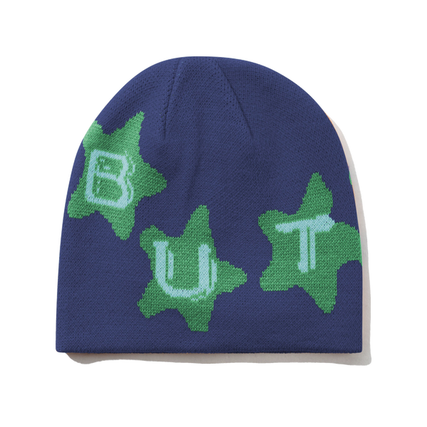 Butter Goods Stars Skully Beanie, Navy