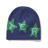 Stars Skully Beanie, Navy