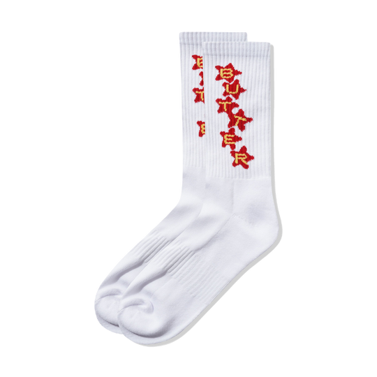 Stars Socks, White