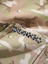 Stars Waffle Zip-Thru Hood, Desert Camo