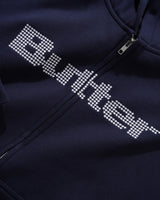 Stars Zip-Thru Hood, Navy