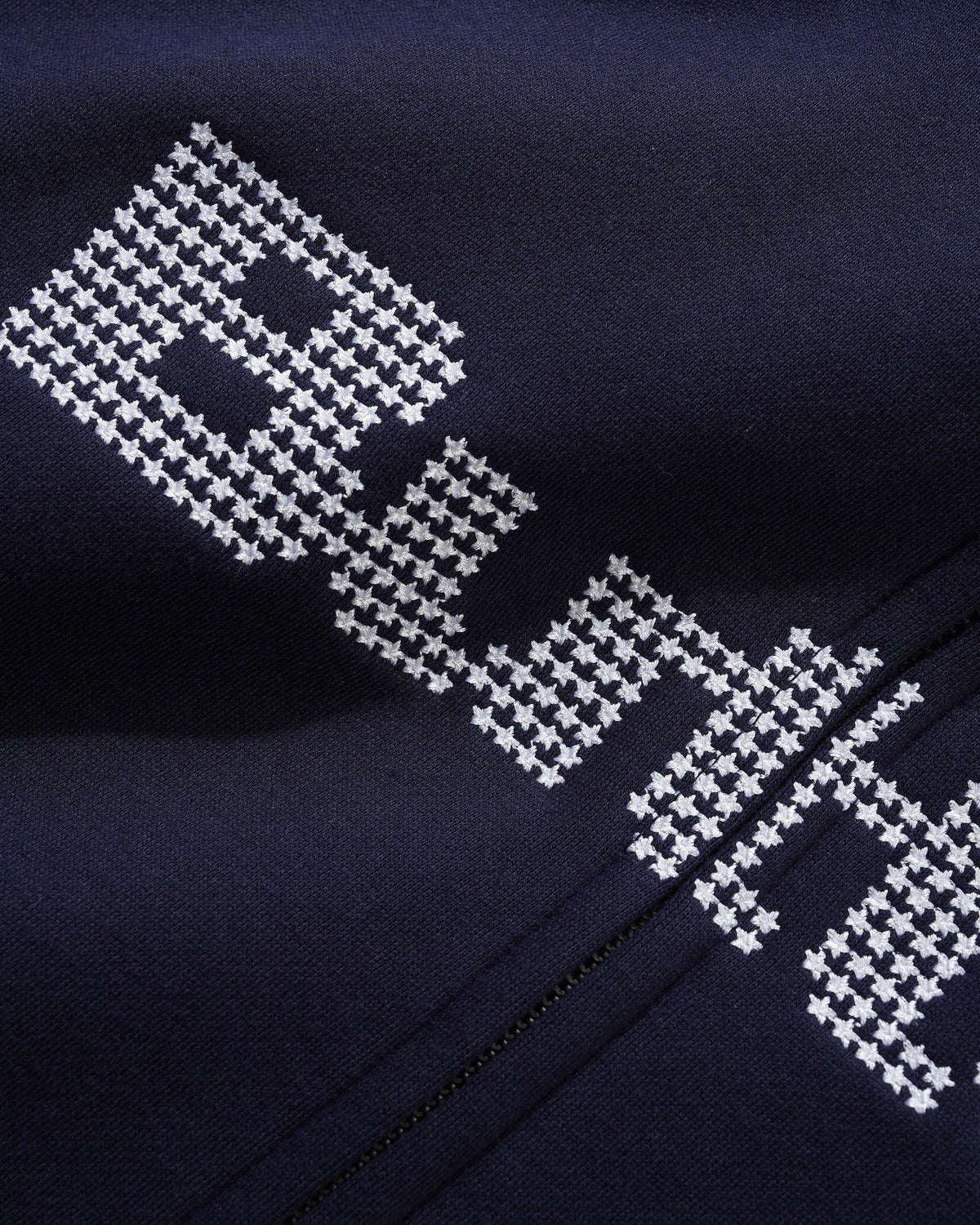 Stars Zip-Thru Hood, Navy