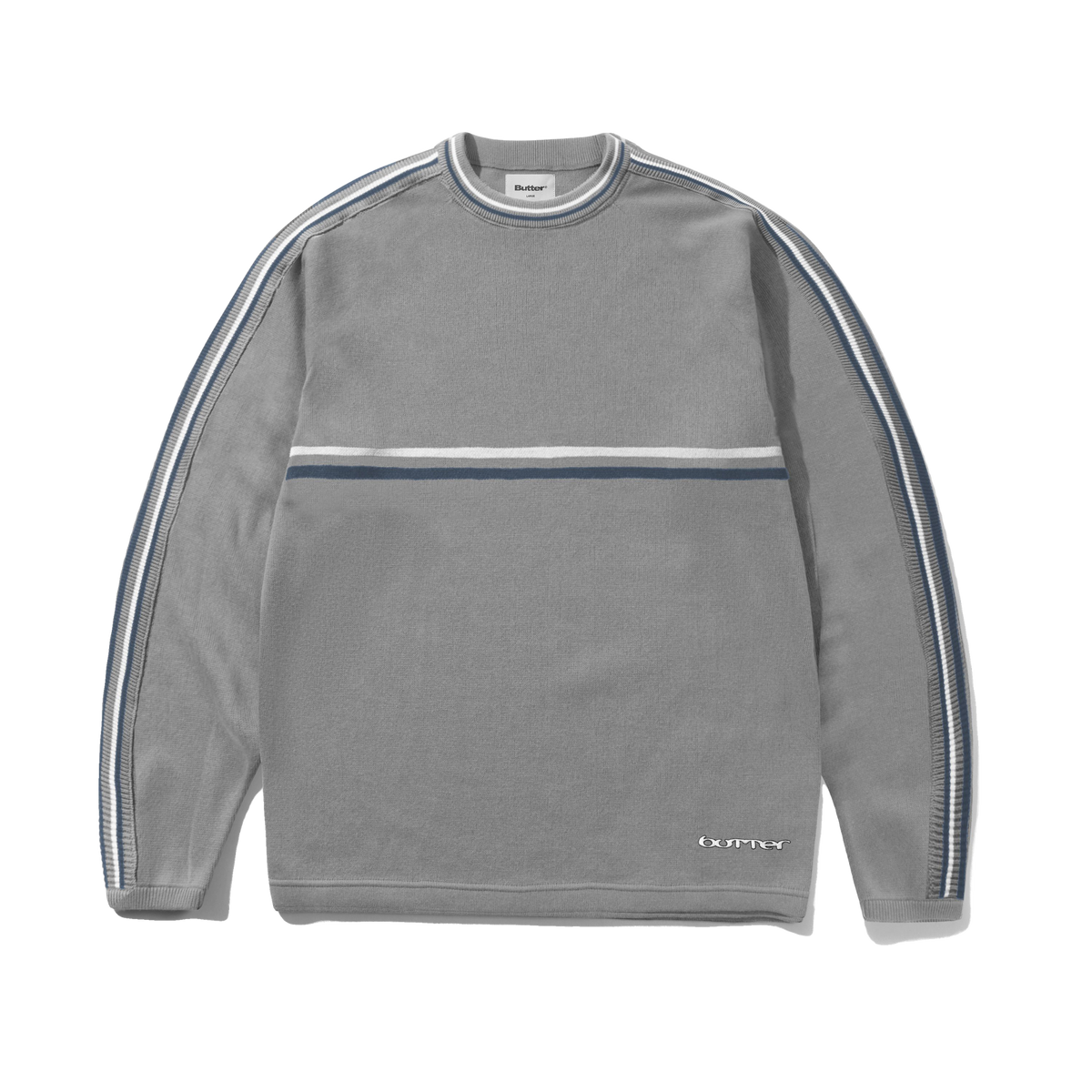 Station Knit Sweater, Grey