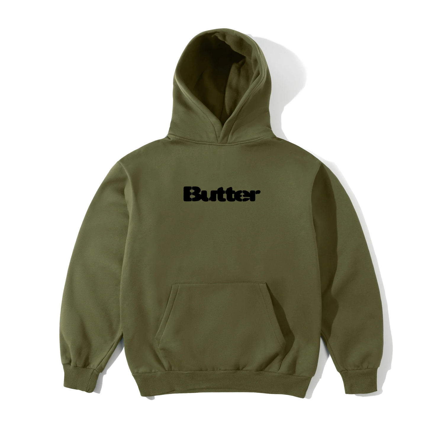 Stencil Logo Pullover Hood, Army