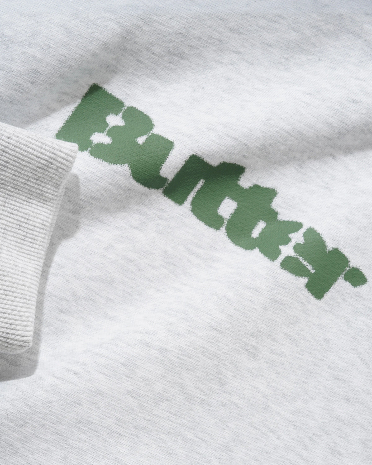 Stencil Logo Pullover Hood, Ash