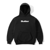 Stencil Logo Pullover Hood, Black