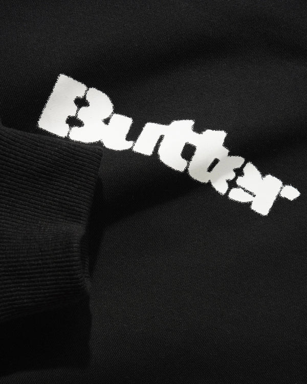 Butter Goods Stencil Logo Pullover Hood, Black